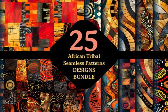 African Tribal Seamless Patterns: Elevate Your Creative Projects with Authentic Design