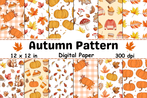 Autumn Seamless Pattern: A Versatile Design for Creative Projects