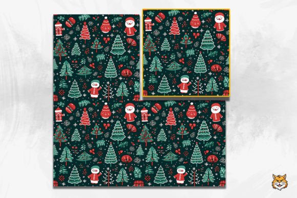 Christmas Doodle Draw Pattern for Creative Projects