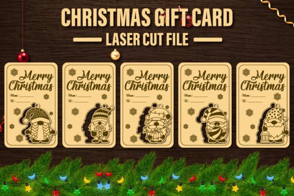 Christmas Gift Card Laser Cut File: A Versatile Tool for Creative Projects