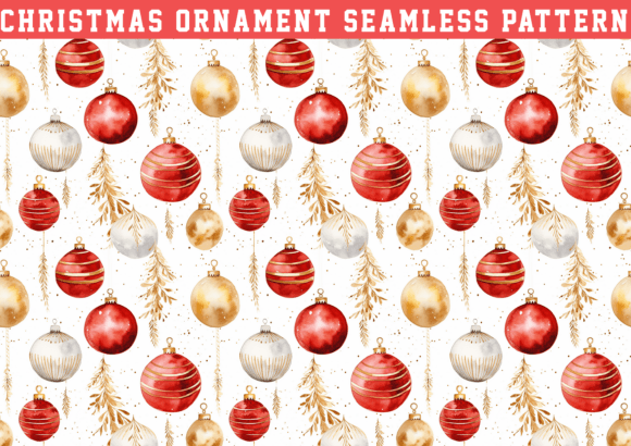 Christmas Ornament Seamless: A Versatile Digital Asset for Creative Projects
