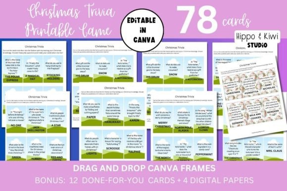 Christmas Trivia Canva Template: A Creative Way to Celebrate the Season