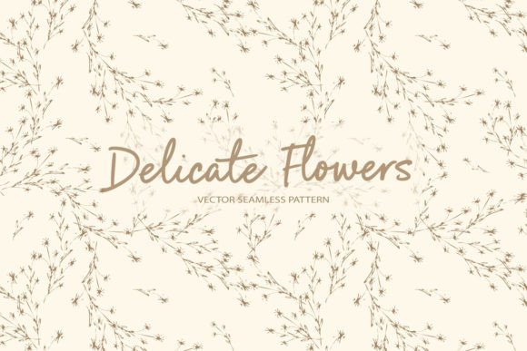 Delicate Flowers Seamless Pattern Graphi: A Modern Design Essential for Creative Professionals