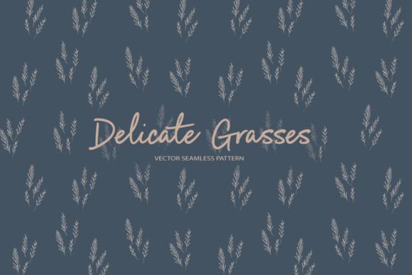 Delicate Grasses Seamless Pattern: A Modern Design Essential for Creatives and Professionals