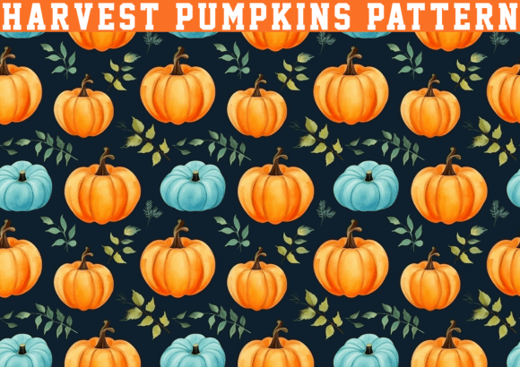 Harvest Pumpkins Pattern: Strategic Use for Creative and Business Applications