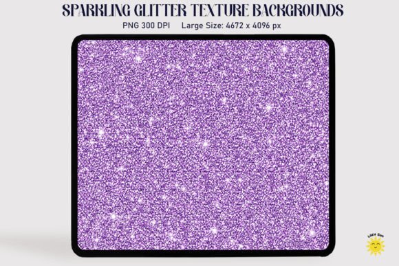 Lavender Sparkling Glitter Texture