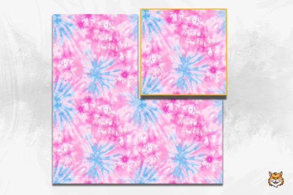 Pastel Pink Tie-Dye Seamless Pattern: A Versatile Design Element for Creative Projects