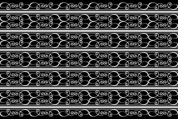 Pattern of Ornate Vintage Vector Set 18