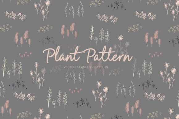 Plant Pattern Seamless Graphic